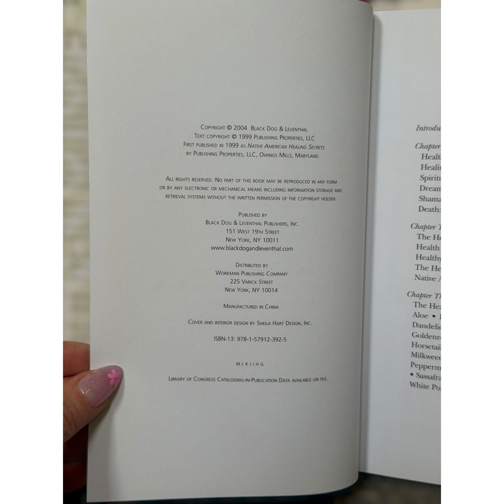 Healing Secrets Native Americans Herbal Remedies Hardcover Medicine Holistic - Picture 9 of 9